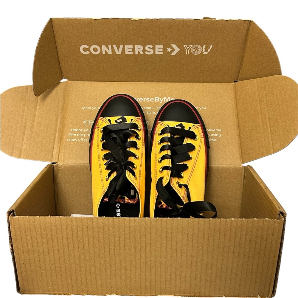 NIB-NEVER WORN-Converse Bold Yellow and Black Sneakers